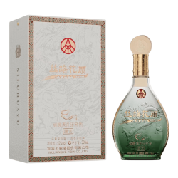 五粮浓香 宜宾五粮液股份出品 丝路花雨 52度 500mL 1瓶