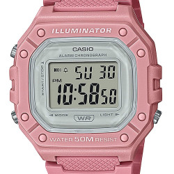 CASIO 女士石英手表 W-218HC-4AVEF