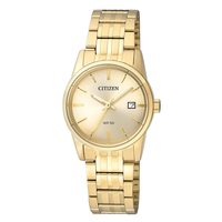 CITIZEN 女士石英表 EU6002-51P 金色