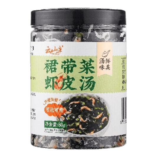 云山半 裙带菜虾皮汤 0添加剂0盐 80g 鱼虾贝类干货