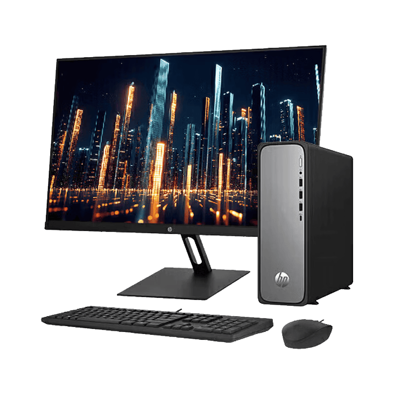 惠普 S03 i5-14400 16GB+512GB 23.8英寸显示器 台式电脑主机套装