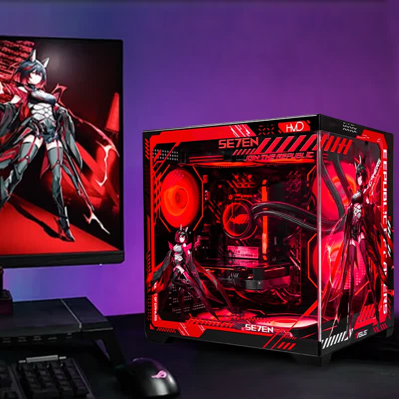 华硕 R7 9700X RTX5060Ti 16GB+1TB SSD 台式电脑