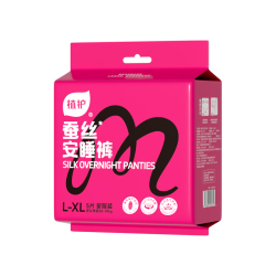植护 蚕丝安睡裤夜用卫生巾XL码5条