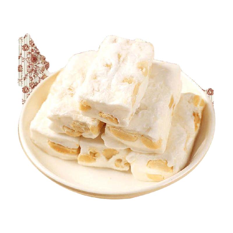 金冠优品 椰香牛轧糖 椰子味 500g