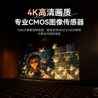 智国者 4K高清自动对焦双麦克风USB摄像头