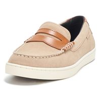 COLE HAAN 男士乐福鞋 真皮一脚蹬懒人鞋 EVA舒适鞋垫 橡胶防滑鞋底