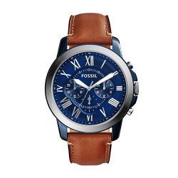 FOSSIL 男士石英计时腕表 44mm