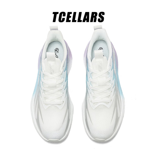 Tcellars 专业竞速慢跑碳板跑鞋 闪击紫