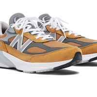 new balance 男式 FuelCell 990 V6 运动鞋, 工作服/灰色