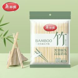 美丽雅 一次性竹筷80双