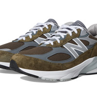 new balance 中性成人运动鞋 美国制造990 V6 FuelCell缓震科技 时尚休闲跑步鞋橄榄色