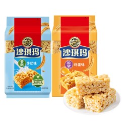 徐福记 经典鸡蛋牛奶味沙琪玛早餐糕点下午茶点心休闲食品老式点心