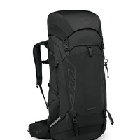 OSPREY Talon 44L 男式轻质徒步背包带腰带,黑色/煤灰色,L/XL,黑色/煤灰色