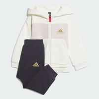 adidas 阿迪达斯 拼色连帽外套 童装
