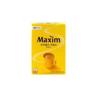 麦馨 韩国黄麦馨maxim摩卡三合一速溶咖啡粉100条装1200g进口
