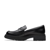 Clarks 女式 Orinoco3 Edge 黑色皮革