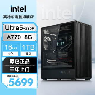 英特尔 组装游戏电脑（230F+A770+16G+1T）