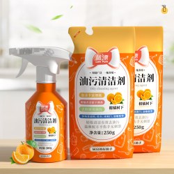 蓝漂 强力泡沫清洁剂 厨房油烟机清洗剂 300g*1瓶+250g*2袋