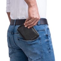 我 STILORD Giannis 男式迷你皮革钱包 RFID钱包复古真皮钱包