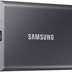 三星 Samsung T7 便携固态硬盘 1TB 灰色