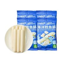 小鹿蓝蓝 营养高蛋白 海洋鳕鱼肠*4袋装