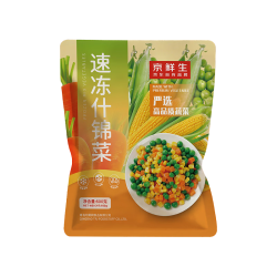 京鲜生 速冻混合三色蔬菜 600g 什锦菜