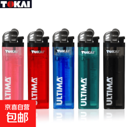 TOKAI 东海透明防爆明火打火机 5支