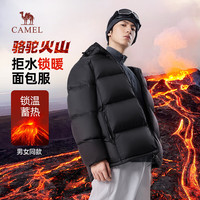 骆驼 火山羽绒服男女款城市轻户外加厚防寒面包服冬季外套M34CR07674