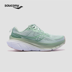 saucony GUIDE18向导18女稳定支撑跑步鞋轻便缓震运动鞋浅绿37