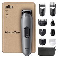 移动专享：BRAUN 多合一系列 3,11 合 1 美容套装,鼻毛修剪器,超锋利刀片,男士电动剃须刀,身体剃须刀,