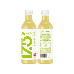 农夫山泉 17.5° nfc果汁饮料 苹果汁900ml*2瓶（大瓶）