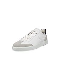 ECCO 爱步 男士街头轻巧 Street Lite 时尚运动鞋 Gravel White Black 44/45 EU