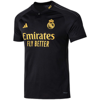adidas 阿迪达斯 皇马球迷版第二客场足球运动上衣休闲短袖T恤球衣男
