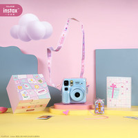 INSTAX 富士 miniSE 一次成像相机 拍立得 蓝色 配件套装
