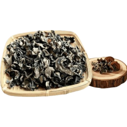 菌裕 椴木黑木耳 厚肉无根 500g 干货