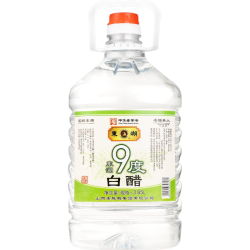 东湖 醋9度白醋食用泡鸡蛋食醋纯粮酿造0添加中华山西特产大桶装 3.85L*1桶
