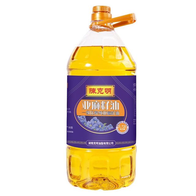 陈克明 一级亚麻籽油 2.72L 食用油