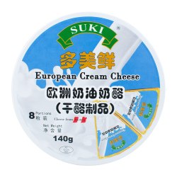 多美鲜 奥地利进口欧洲三角奶油奶酪芝士140g/盒