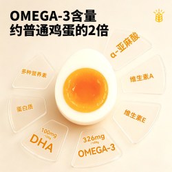 圣迪乐 OMEGA-3可生食无沙门氏菌 新鲜鸡蛋
