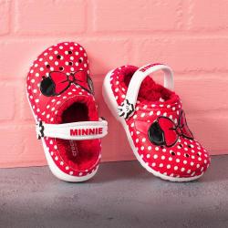 crocs 女童小童冬包头迪士尼米妮包头棉拖鞋家居鞋