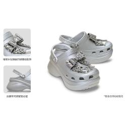 crocs 复古小鲸鱼璀璨蝴蝶厚底洞洞鞋凉鞋女鞋