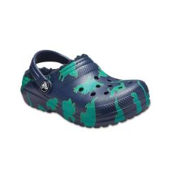 crocs 印花 儿童棉拖鞋