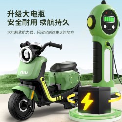 Smart BeBe 圣贝儿儿童电动摩托车辅助轮2-4岁三轮车孩子玩具车可坐人可充电