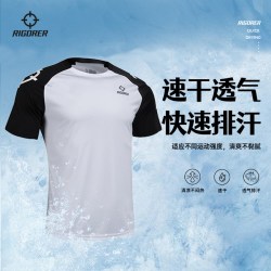 准者 速干投篮服运动短袖T恤夏季男士透气圆领半袖潮跑步训练上衣