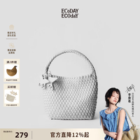 ECODAY 编织托特包通勤包女包大容量单肩包手提包
