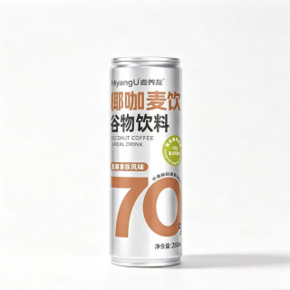 麦养友 椰咖谷物食品代餐饮料 280ml/瓶