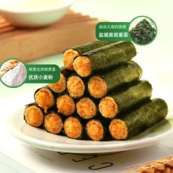 三只松鼠 肉松香酥海苔卷45根