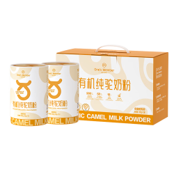 1号会员店 高端有机纯驼奶粉礼盒 300g*2罐（买2赠1活动到手3罐）