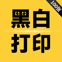美团 资料打印服务 黑白单面打印A4尺寸100张