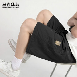 马克华菲 户外防晒五分短裤运动休闲裤